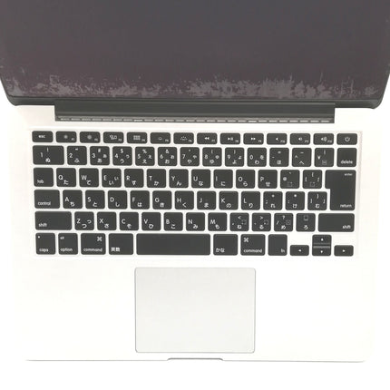 MacBook Pro Retina Display / 13インチ / Mid 2014 / 16GB / 256GB / シルバー / ランク:C / MGX82J/A / 【中古品管理番号:37203】