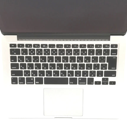 MacBook Pro Retina Display / 13インチ / Late 2013 / 16GB / 256GB / シルバー / ランク:B / ME865J/A / 【中古品管理番号:37204】