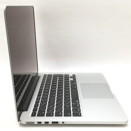 MacBook Pro Retina Display / 13インチ / Late 2013 / 16GB / 256GB / シルバー / ランク:B / ME865J/A / 【中古品管理番号:37204】