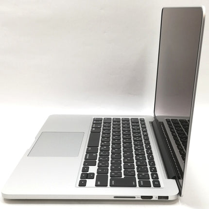 MacBook Pro Retina Display / 13インチ / Late 2013 / 16GB / 256GB / シルバー / ランク:B / ME865J/A / 【中古品管理番号:37204】