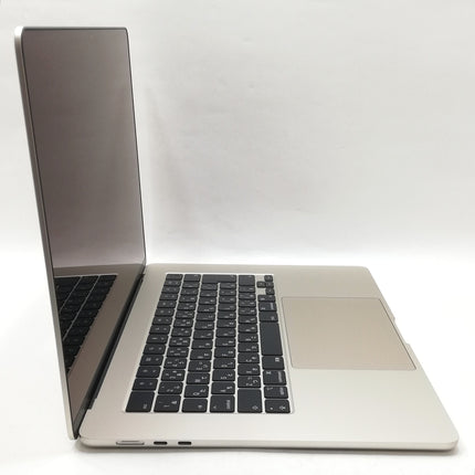 MacBook Air M2 / 15インチ / 2023 / 8GB / 256GB / スターライト / ランク:A / MQKU3J/A / 【中古品管理番号:37222】