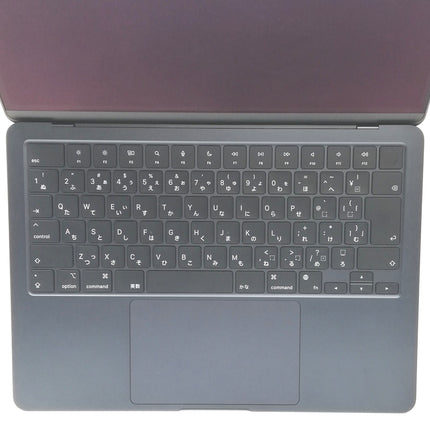 MacBook Air M2 / 13インチ / 2022 / 8GB / 512GB / ミッドナイト / ランク:B / MLY43J/A / 【中古品管理番号:37228】