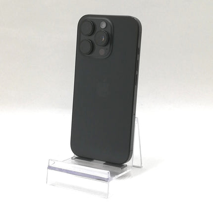 【ブラックフライデーセール】iPhone 16 Pro / 2024 / 512GB / ブラックチタニウム / 国内版SIMフリー / ランク:B / MYN43J/A / A3292 【中古品管理番号:37235】