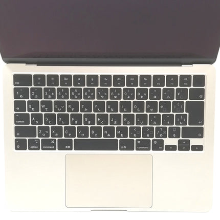 MacBook Air M3 / 13インチ / 2024 / 16GB / 256GB / スターライト / ランク:B / MC8J4J/A / 【中古品管理番号:37244】