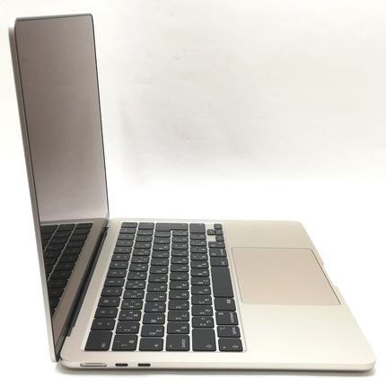MacBook Air M3 / 13インチ / 2024 / 16GB / 256GB / スターライト / ランク:B / MC8J4J/A / 【中古品管理番号:37244】