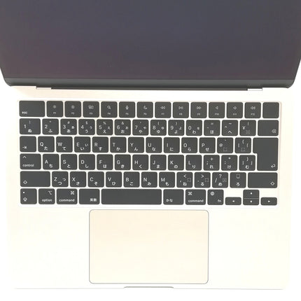 MacBook Air M2 / 13インチ / 2022 / 8GB / 256GB / スターライト / ランク:A / MLY13J/A / 【中古品管理番号:37245】