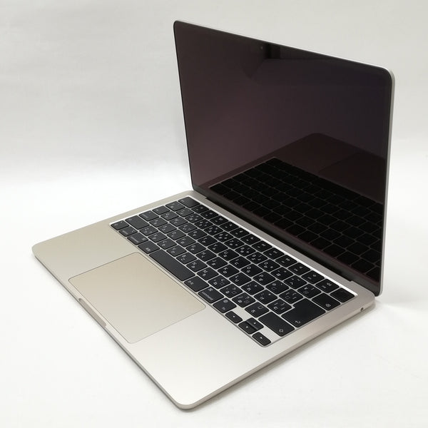 MacBook Air M3 / 13インチ / 2024 / 16GB / 256GB / スターライト / ランク:A / MC8J4J/A / 【中古品管理番号:37276】