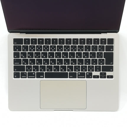MacBook Air M3 / 13インチ / 2024 / 16GB / 256GB / スターライト / ランク:A / MC8J4J/A / 【中古品管理番号:37276】