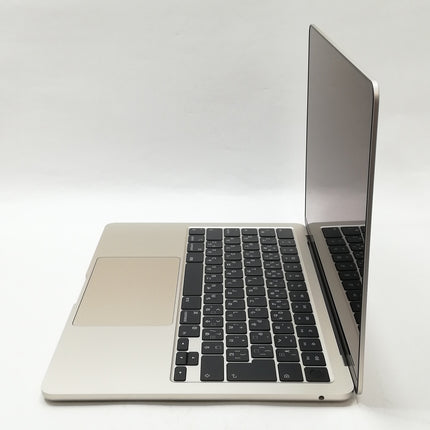 MacBook Air M3 / 13インチ / 2024 / 16GB / 256GB / スターライト / ランク:A / MC8J4J/A / 【中古品管理番号:37276】