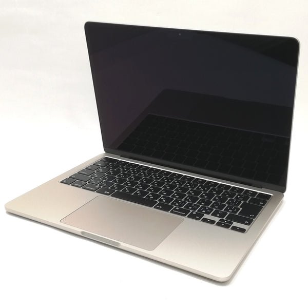 MacBook Air M2 / 13インチ / 2022(2024) / 16GB / 256GB / スターライト / ランク:B / MC7W4J/A / 【中古品管理番号:37308】