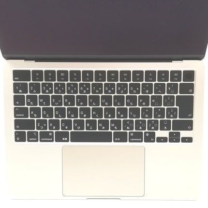 MacBook Air M2 / 13インチ / 2022(2024) / 16GB / 256GB / スターライト / ランク:B / MC7W4J/A / 【中古品管理番号:37308】
