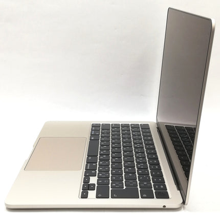 MacBook Air M2 / 13インチ / 2022(2024) / 16GB / 256GB / スターライト / ランク:B / MC7W4J/A / 【中古品管理番号:37308】