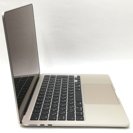 MacBook Air M2 / 13インチ / 2022 / 8GB / 256GB / スターライト / ランク:A / MLY13J/A / 【中古品管理番号:37347】