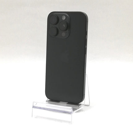 iPhone 16 Pro / 2024 / 128GB / ブラックチタニウム / 国内版SIMフリー / ランク:B / MYMV3J/A / A3292 【中古品管理番号:37348】