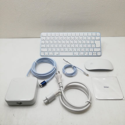 iMac Retina 4.5K_M3 / 2023 / 24GB / 512GB / ブルー / ランク:A / MQRC3J/A / 【中古品管理番号:37353】