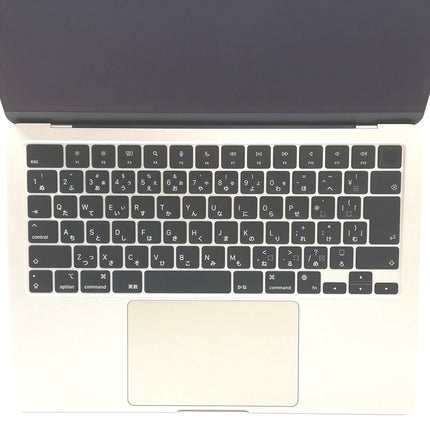 MacBook Air M2 / 13インチ / 2022 / 8GB / 256GB / スターライト / ランク:A / MLY13J/A / 【中古品管理番号:37354】