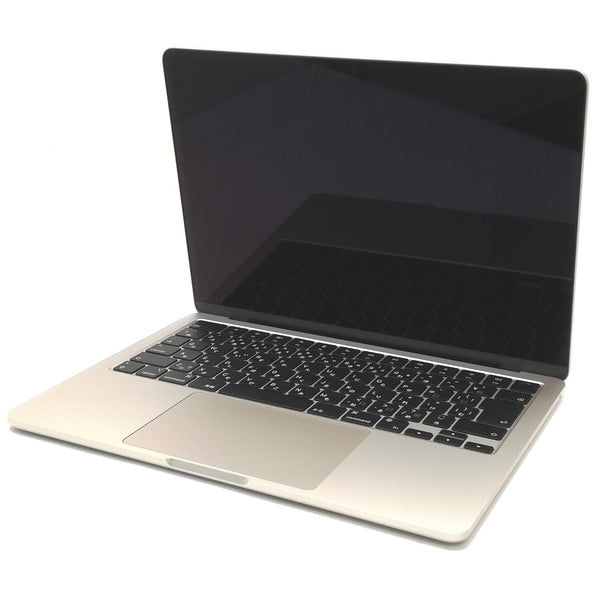 MacBook Air M2 / 13インチ / 2022(2024) / 16GB / 256GB / スターライト / ランク:A / MC7W4J/A / 【中古品管理番号:37358】