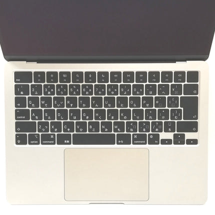 MacBook Air M2 / 13インチ / 2022(2024) / 16GB / 256GB / スターライト / ランク:A / MC7W4J/A / 【中古品管理番号:37358】