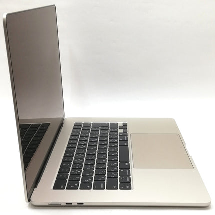 MacBook Air M3 / 15インチ / 2024 / 16GB / 256GB / スターライト / ランク:A / MC9F4J/A / 【中古品管理番号:37363】