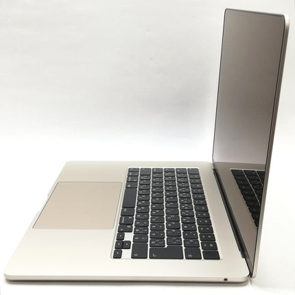 MacBook Air M3 / 15インチ / 2024 / 16GB / 256GB / スターライト / ランク:A / MC9F4J/A / 【中古品管理番号:37363】