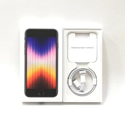 iPhone SE 第3世代 / 2022 / 128GB / ミッドナイト / SoftBank版SIMフリー / ランク:C / MMYF3J/A / A2782 【中古品管理番号:37378】