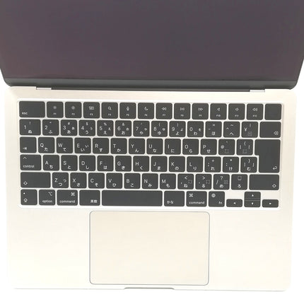 MacBook Air M2 / 13インチ / 2022 / 16GB / 256GB / スターライト / ランク:B / MLY13J/A / 【中古品管理番号:37432】