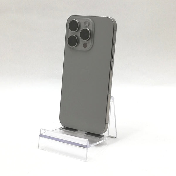 iPhone 15 Pro / 2023 / 128GB / ナチュラルチタニウム / 国内版SIMフリー / ランク:B / MTU93J/A / A3101 【中古品管理番号:37446】