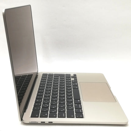 MacBook Air M3 / 13インチ / 2024 / 16GB / 256GB / スターライト / ランク:A / MC8J4J/A / 【中古品管理番号:37460】