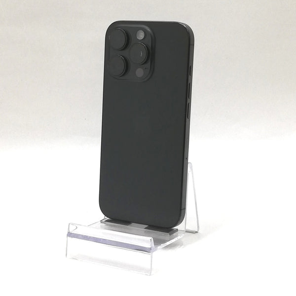 iPhone 16 Pro / 2024 / 256GB / ブラックチタニウム / 国内版SIMフリー / ランク:C / MYN03J/A / A3292 【中古品管理番号:37466】
