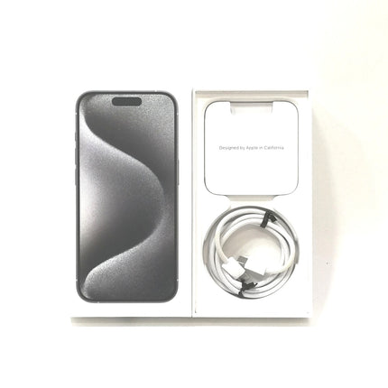 iPhone 15 Pro / 2023 / 128GB / ホワイトチタニウム / 国内版SIMフリー / ランク:A / MTU83J/A / A3101 【中古品管理番号:37473】