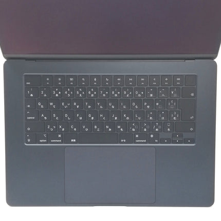 MacBook Air M2 / 15インチ / 2023 / 8GB / 512GB / ミッドナイト / ランク:B / MQKX3J/A / 【中古品管理番号:37495】