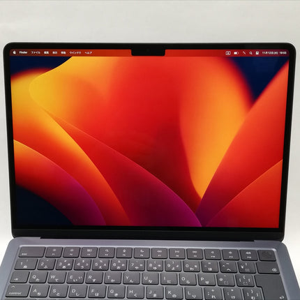 MacBook Air M2 / 13インチ / 2022 / 8GB / 256GB / ミッドナイト / ランク:C / MLY33J/A / 【中古品管理番号:37649】