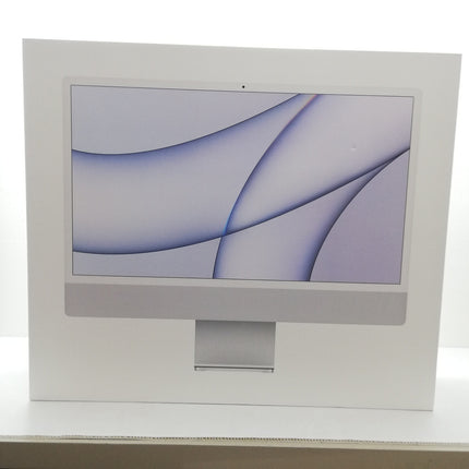 iMac M1 / 24インチ / Mid 2021 / 8GB / 256GB / シルバー / ランク:C / MGPC3J/A / 【中古品管理番号:37682】