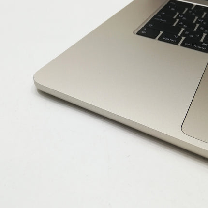 MacBook Air M2 / 15インチ / 2023 / 16GB / 512GB / スターライト / ランク:A / MQKV3J/A / 【中古品管理番号:37700】