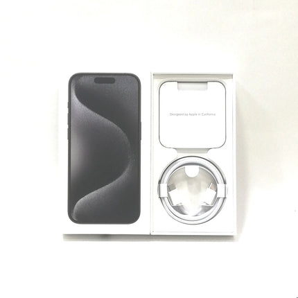 【プレミアムホリデーセール】iPhone 15 Pro / 2023 / 128GB / ブラックチタニウム / 国内版SIMフリー / ランク:A / MTU73J/A / A3101 【中古品管理番号:37708】