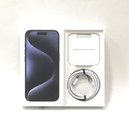 【プレミアムホリデーセール】iPhone 15 Pro / 2023 / 128GB / ブルーチタニウム / 国内版SIMフリー / ランク:C / MTUA3J/A / A3101 【中古品管理番号:37710】