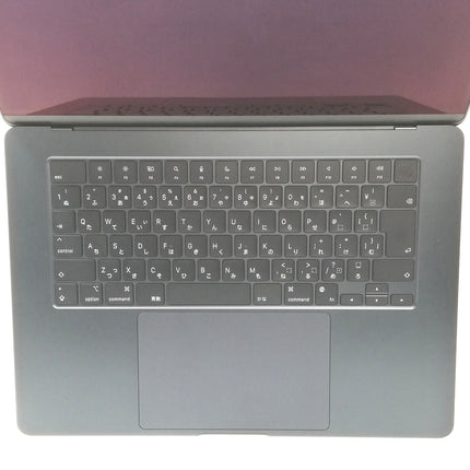 MacBook Air M2 / 15インチ / 2023 / 16GB / 512GB / ミッドナイト / ランク:A / MQKX3J/A / 【中古品管理番号:37729】