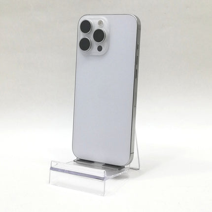 【プレミアムホリデーセール】iPhone 16 Pro Max / 2024 / 256GB / ホワイトチタニウム / 国内版SIMフリー / ランク:C / MYWH3J/A / A3295 【中古品管理番号:37749】