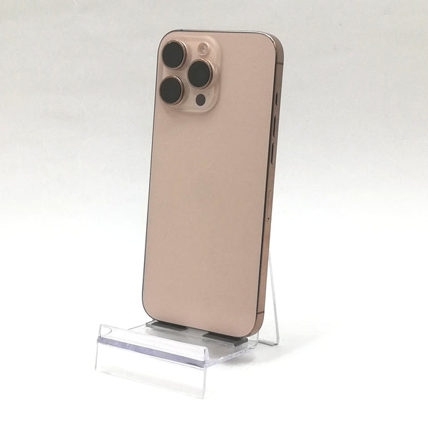 【ブラックフライデーセール】iPhone 16 Pro Max / 2024 / 256GB / デザートチタニウム / 国内版SIMフリー / ランク:B / MYWJ3J/A / A3295 【中古品管理番号:37797】