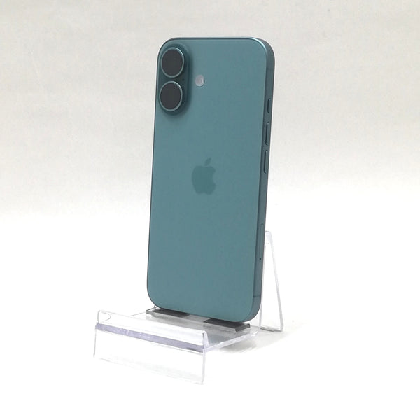 【ブラックフライデーセール】iPhone 16 / 2024 / 128GB / ティール / 国内版SIMフリー / ランク:A / MYDV3J/A / A3286 【中古品管理番号:37816】