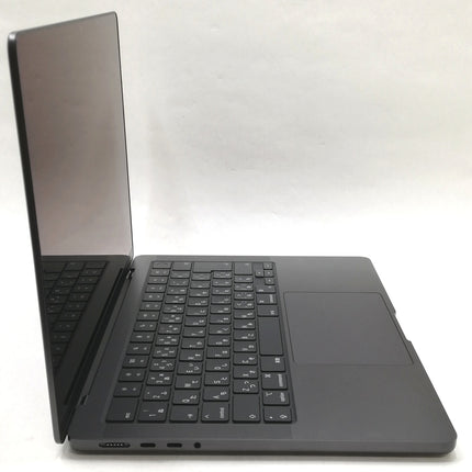 MacBook Pro M3Pro / 14インチ / 2023 / 18GB / 512GB / スペースブラック / ランク:A / MRX33J/A / 【中古品管理番号:37864】
