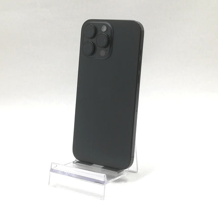 【プレミアムホリデーセール】iPhone 16 Pro Max / 2024 / 256GB / ブラックチタニウム / 国内版SIMフリー / ランク:B / MYWG3J/A / A3295 【中古品管理番号:37926】