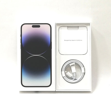 iPhone 14 Pro Max / 2022 / 128GB / スペースブラック / 国内版SIMフリー / ランク:C / MQ963J/A / A2893 【中古品管理番号:37927】