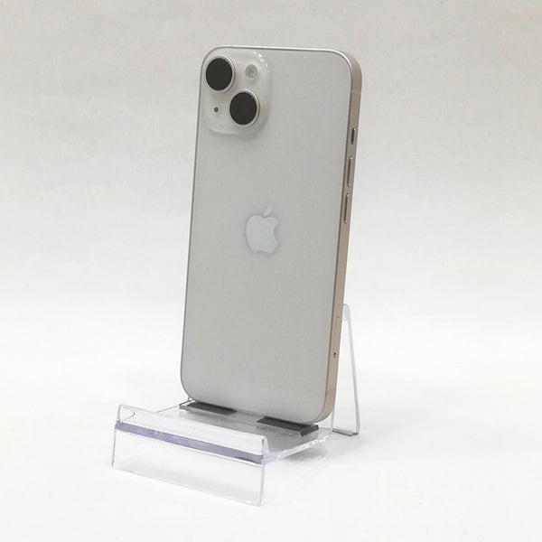 iPhone 14 / 2022 / 128GB / スターライト / 国内版SIMフリー / ランク:A / MPUQ3J/A / A2881 【中古品管理番号:37969】