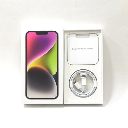 iPhone 14 / 2022 / 128GB / スターライト / 国内版SIMフリー / ランク:A / MPUQ3J/A / A2881 【中古品管理番号:37969】