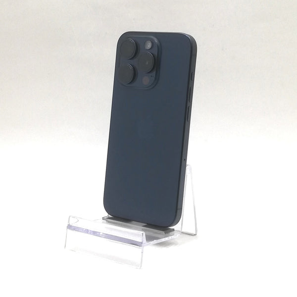 【プレミアムホリデーセール】iPhone 15 Pro / 2023 / 128GB / ブルーチタニウム / 国内版SIMフリー / ランク:B / MTUA3J/A / A3101 【中古品管理番号:37994】