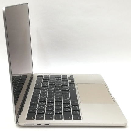 MacBook Air M2 / 13インチ / 2022 / 8GB / 512GB / スターライト / ランク:C / MLY23J/A / 【中古品管理番号:38069】