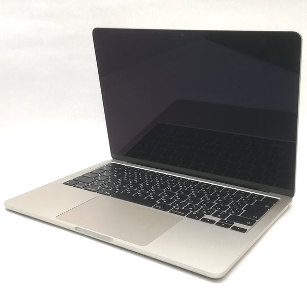 MacBook Air M2 / 13インチ / 2022 / 8GB / 512GB / スターライト / ランク:A / MLY23J/A / 【中古品管理番号:38422】