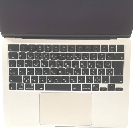 MacBook Air M2 / 13インチ / 2022 / 8GB / 512GB / スターライト / ランク:B / MLY23J/A / 【中古品管理番号:38561】