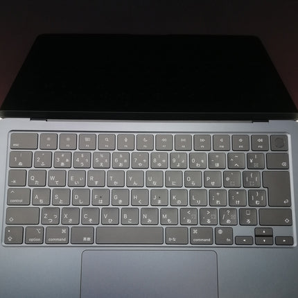 MacBook Air M2 / 13インチ / 2022 / 8GB / 512GB / ミッドナイト / ランク:B / MLY43J/A / 【中古品管理番号:38664】